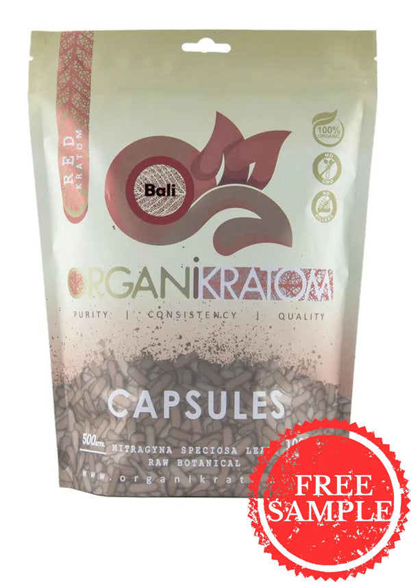 ORGANI KRATOM CAPSULES 1000PK RED BALI (1CT)
