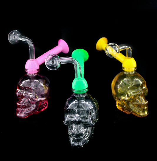 SKULL HEAD w/SILICONE MOUTH PIECE OLB (1CT)