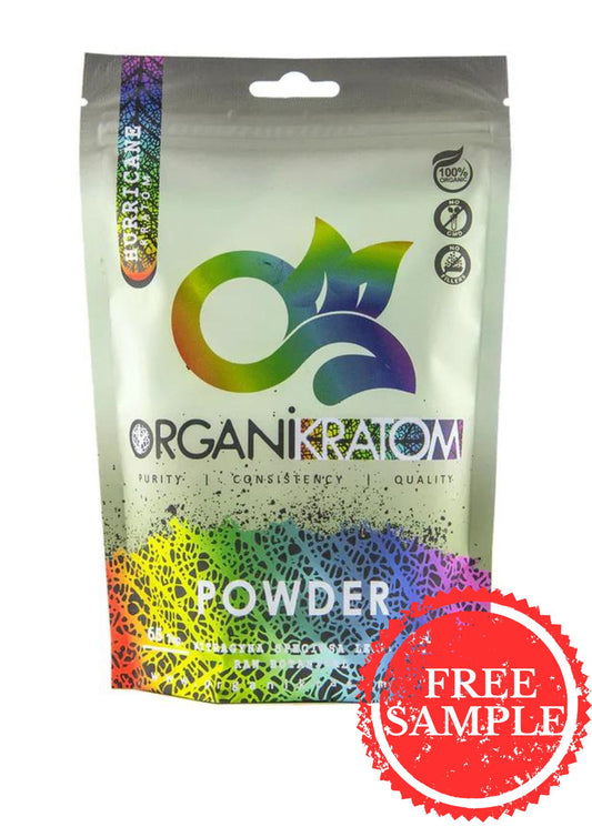 ORGANI KRATOM POWDER 250G HURRICANE (1CT)