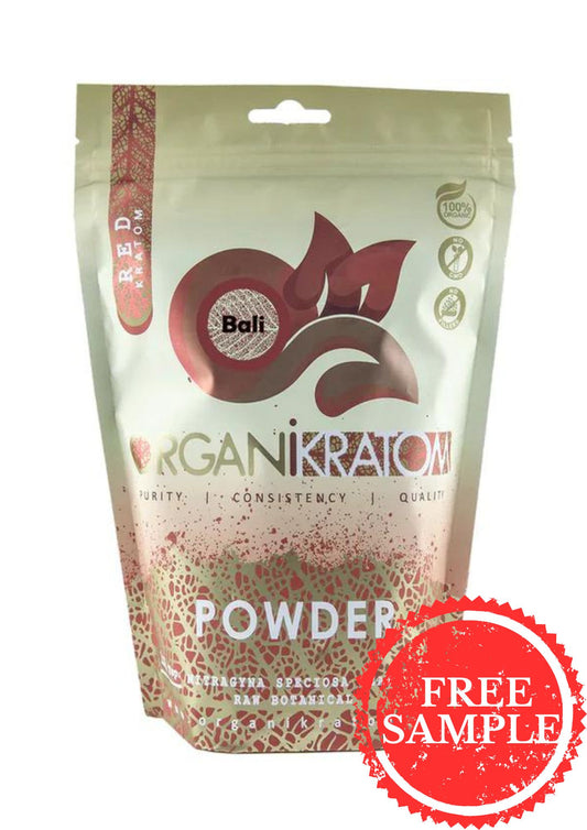 ORGANI KRATOM POWDER 250G RED BALI (1CT)