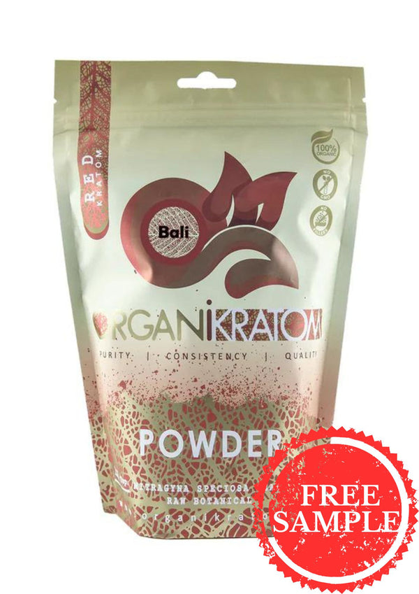 ORGANI KRATOM POWDER 250G RED BALI (1CT)