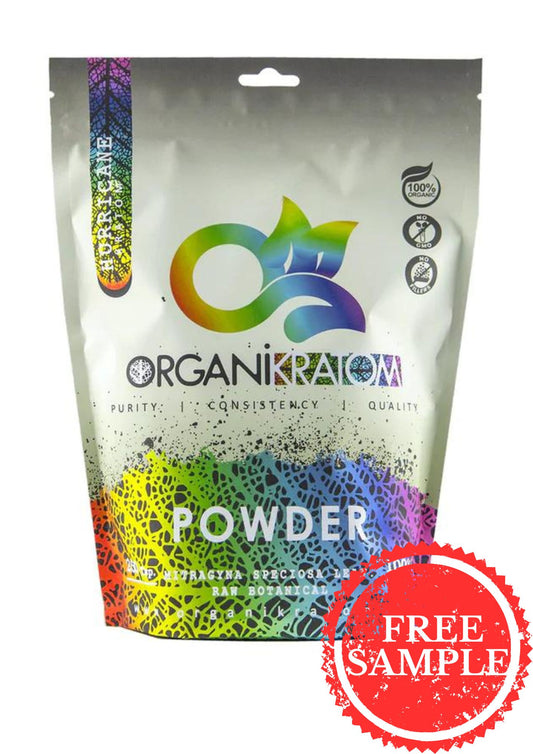 ORGANI KRATOM POWDER 1000G HURRICANE (1CT)