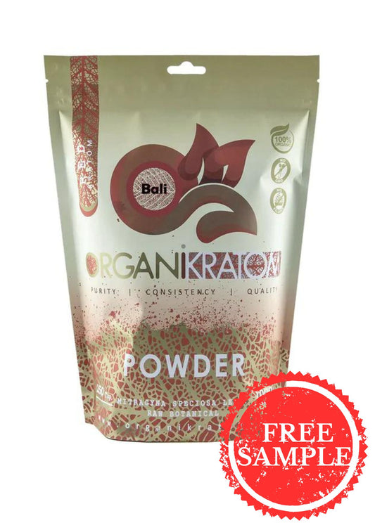 ORGANI KRATOM POWDER 1000G RED BALI (1CT)