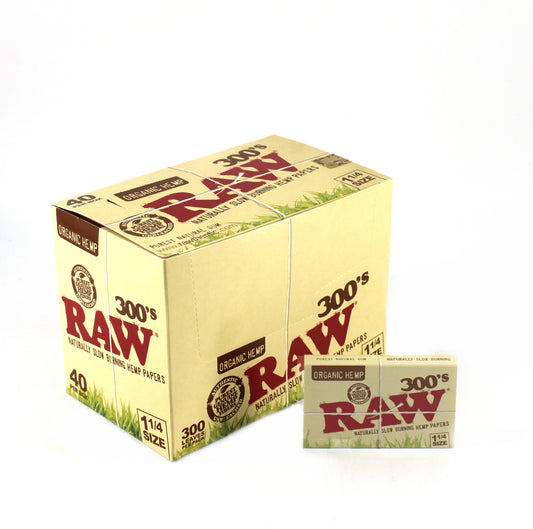 RAW ORGANIC HEMP 1-1/4 300 BLOC 40PK (1CT)