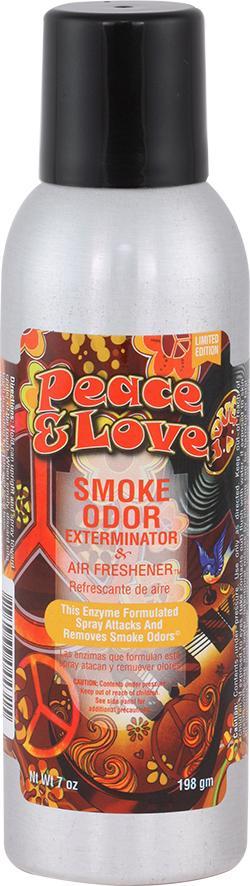SMOKE ODOR ELIMINATOR PEACE & LOVE 7oz SPRAY (1CT)