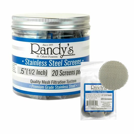 Randy's .5" Stainless Steel Screen Jar 20 PC (36ct)