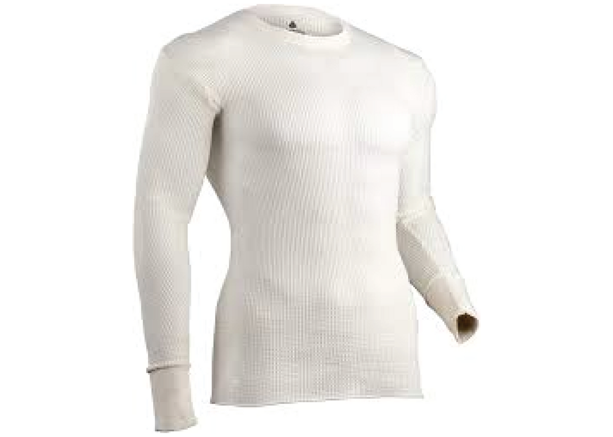 PJ's Thermal White Crew Neck (6CT)
